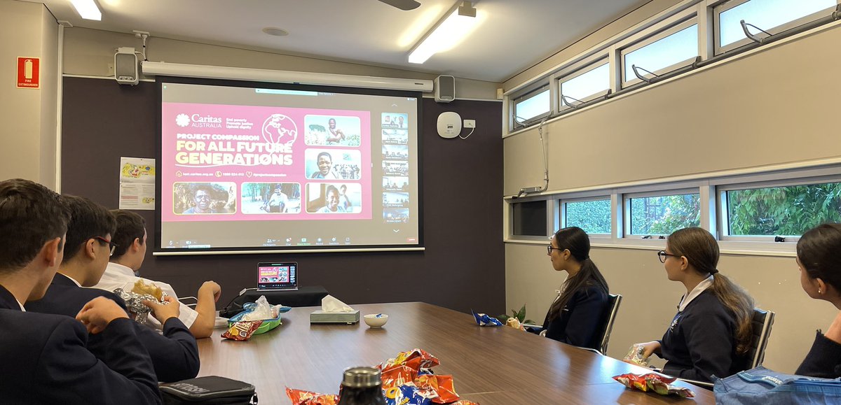 Late Post: Our <a href="/CCCWestHoxton/">Clancy Catholic College</a> Year 12 Captains, Vice Captains and Leaders of Catholic Life attending <a href="/CaritasAust/">Caritas Australia</a>’s Virtual Launch of Project Compassion 2022 learning of the origins of this years stories. #ForAllFutureGenerations #ProjectCompassion2022