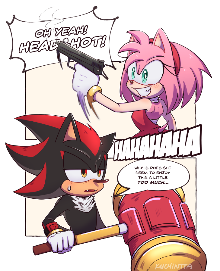 kuchintta's tweet photo. weapon🔁
#AmyRose #ShadowTheHedgehog #shadamy https://t.co/QrB2PMO1lP