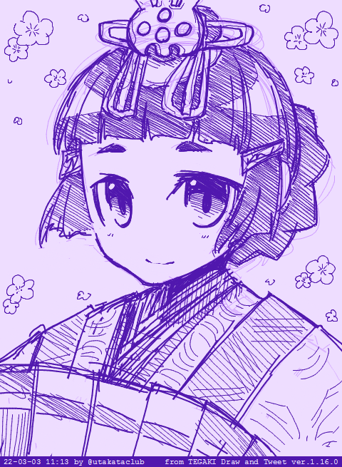 ひな祭りな慣らし運転rkgk No,055
(明日以降ひな壇を続けるか迷う) 