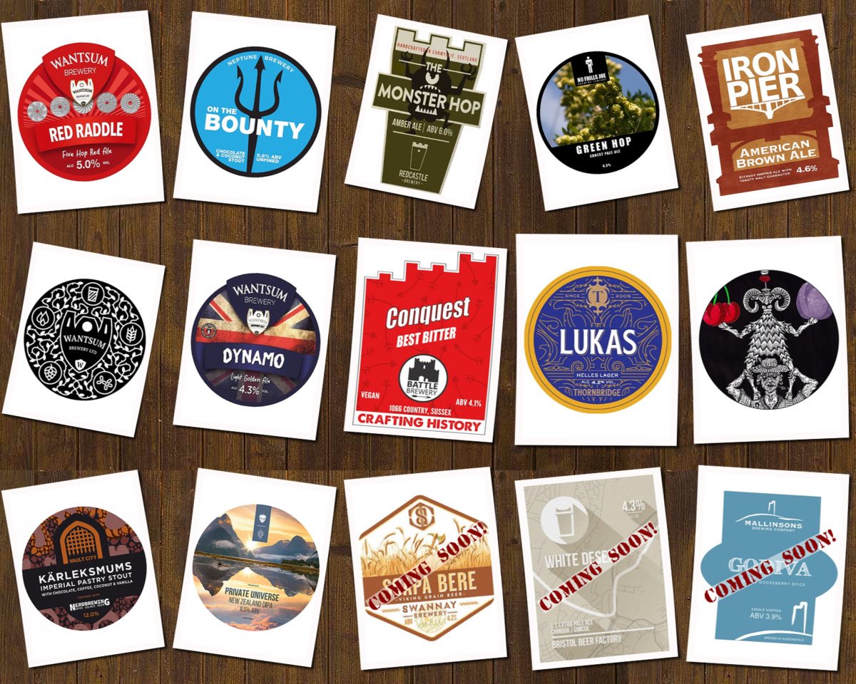thekentishbelle's tweet photo. On the bar today!
Beer Board: https://t.co/4umzT4pOdc
@WantsumBrewery1 @neptunebrewery @RedcastleBrewe1 @NoFrillsJoe @ironpierbeer @BattleBrewery @thornbridge @pastorebrewing @vaultcitybrew @fiercebeer 
#RealAleFinder https://t.co/7Z7Ax1H08V