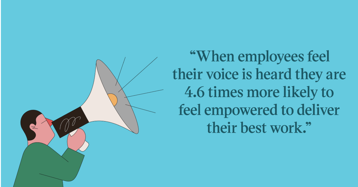 go1com's tweet photo. If your employees feel safe and trusted, ideas, issues and changes will be communicated sooner. Listening to your team benefits not only their engagement level, but the organization's agility as a whole.

More ➡️ https://t.co/BcYpsyduiv

#learninganddevelopment #humansatwork https://t.co/TVYGp4EkMc