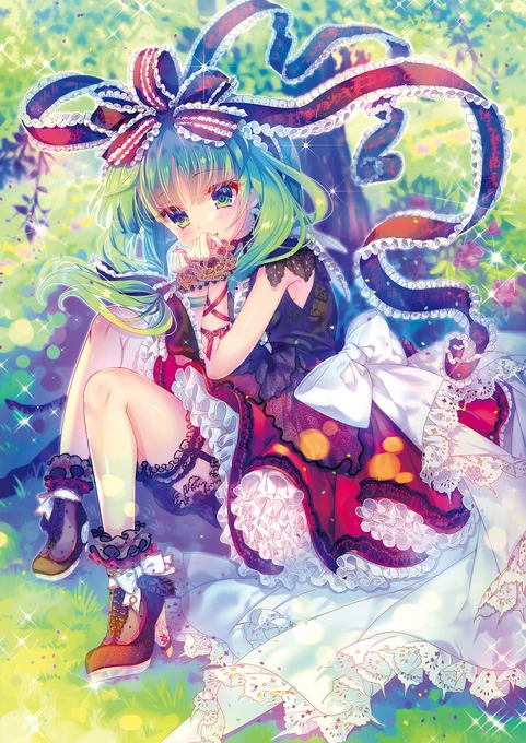 ものすごい古い絵も含めて再掲…(雛描いた絵で自分で気に入っているものが多いので…) #東方雛祭り 