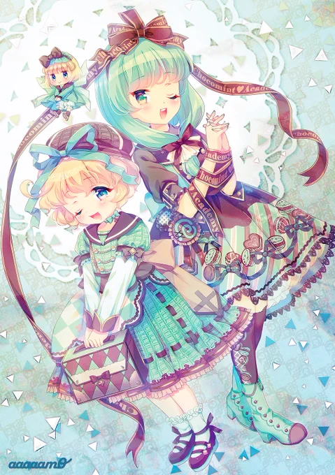 ものすごい古い絵も含めて再掲…(雛描いた絵で自分で気に入っているものが多いので…) #東方雛祭り 
