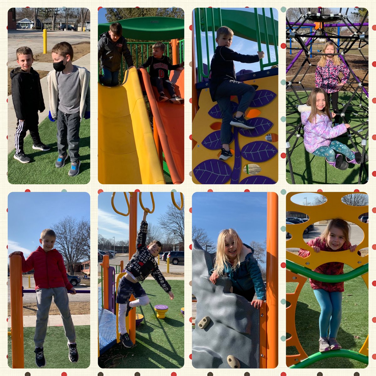 My 1st graders loved the extra recess they earned by filling their marble jar. We played on the “big-kid-playground” in this gorgeous weather! #dg58learns #LEchoosesHAPPY