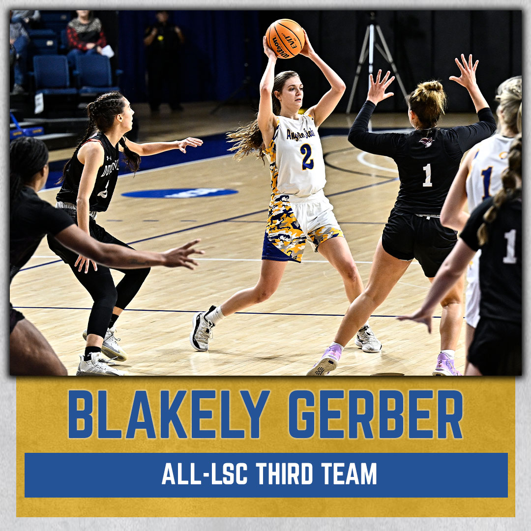 angeloathletics's tweet photo. Congrats to the Rambelles trio of Blakely Gerber, Payton Brown and Tayjanna McGhee-Pleasant for being named to the All-LSC Third Team! #RamEm #LSCwbb https://t.co/360dp5f3YA