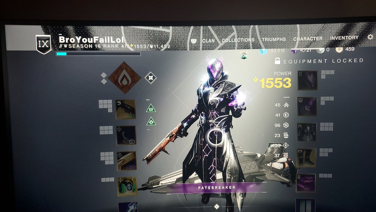 JarridVestering's tweet photo. #TheWitchQueenLegendary 
It was a great campaign Bungie hope I win this (:. Solo is the way to goo! https://t.co/HFWZFL06nc