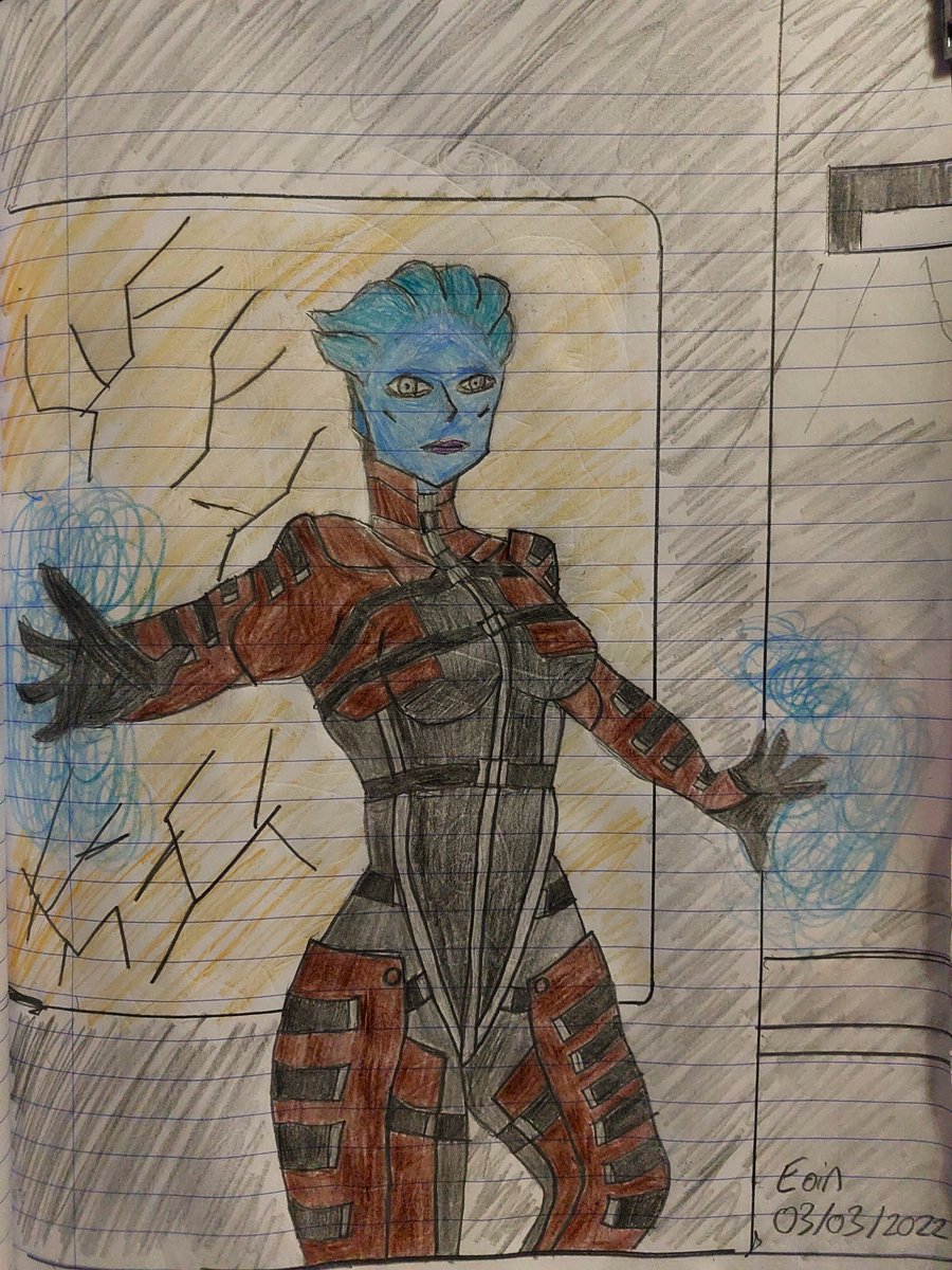 EoinsArt's tweet photo. "I am the genetic destiny of the asari, but they are not ready to reveal this!"
Super happy with this, so far the best asari ive ever drawn.
big thanks to @JesterDoesArt for helping me with Asari heads.
#Masseffect #Asari #Morinth #Ardatyakshi #fanart #art #sketch #Masseffect2 https://t.co/dhIwXOT5tC