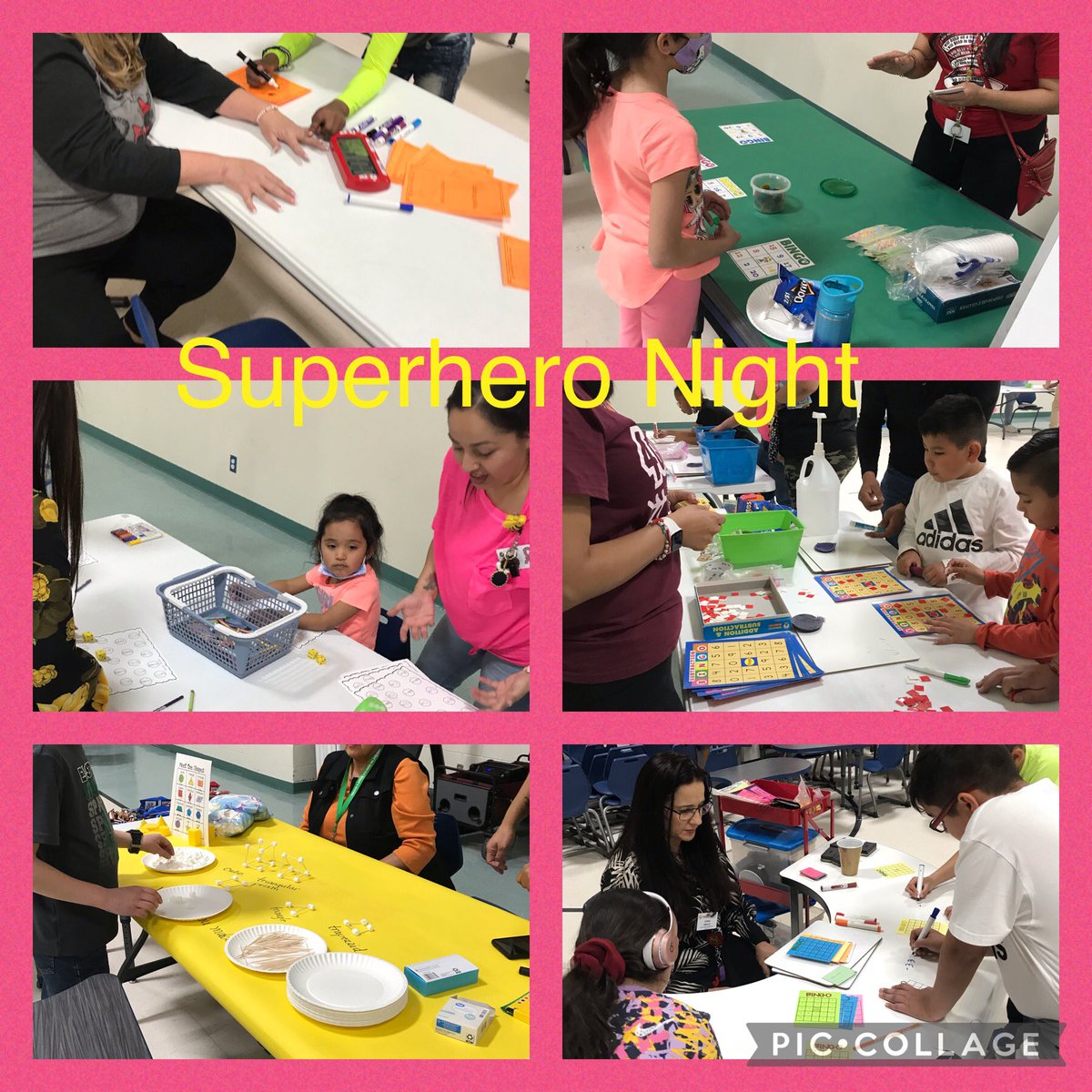 Having fun with math games on our Reading &amp; Math Superhero Night! <a href="/EastPointES1/">East Point ES</a>