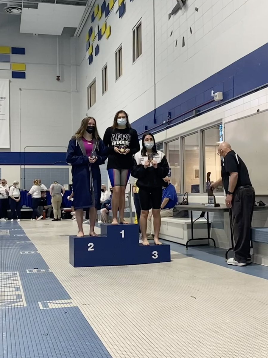 AppoAthletics's tweet photo. Proud of all the @AppoHigh competitors this season, but special congratulations to Jordan Tierney and Zach Redding for their top 3 finishes @DIAA_Delaware Swimming States! https://t.co/z8eNyR5mSt