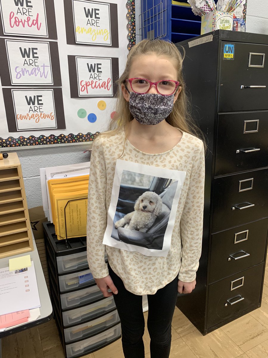 “What Pet Should I Get?” Day in 4LD! Look at these rockstars showing off their favorite animals in such creative ways! 🐶 🐻 #MahwahConnects #ReadAcrossAmerica2022