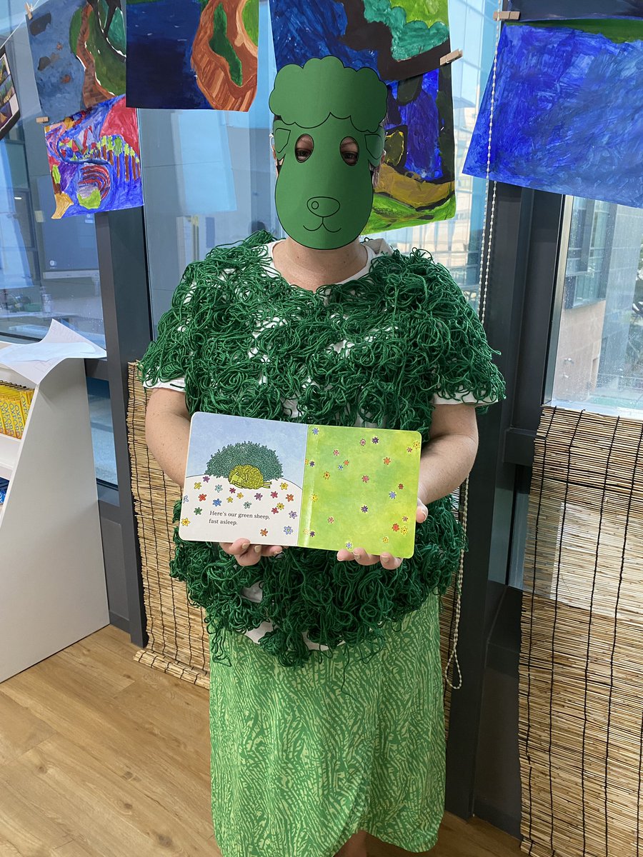 nessaadamberry's tweet photo. World Book Day #WorldBookDay #worldbookday2022 Where is the green sheep? #memfox #whereisthegreensheep https://t.co/FX96m4Rvzo