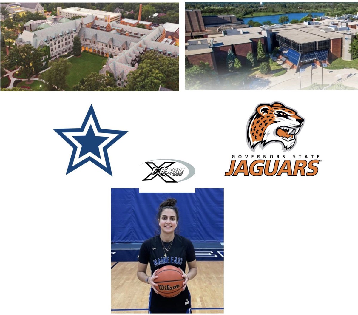 ExampleSports3's tweet photo. Congratulations to 2022 G Rimata Halabi who recently received offers from Dominican University and Governors State University. #ExampleStrong #JustWork https://t.co/o78laUg0Gk