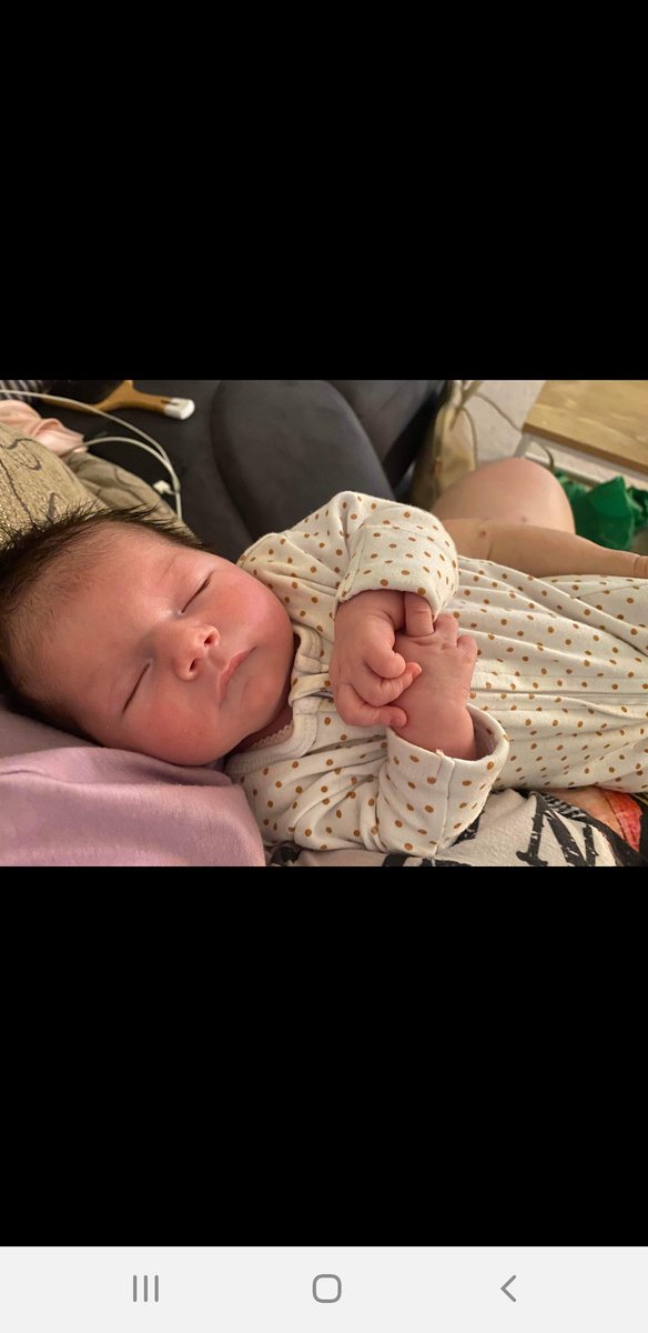 My beautiful sleepy baby, Indiana Mae Bourke. #startrek has a new fan (i hope lol)