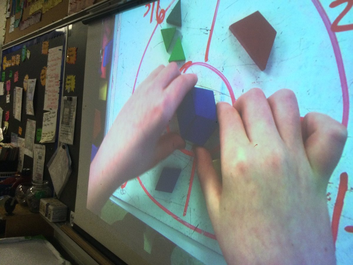 waltonsclass's tweet photo. Students in the Think Tank sharing during #MindsOn & during #mathconsolidation helps with #mathmisconceptions. Hands on #Math #fraction activity using #mathmanipulatives & #Mathpatternblocks #onted https://t.co/UvUrqojc3g