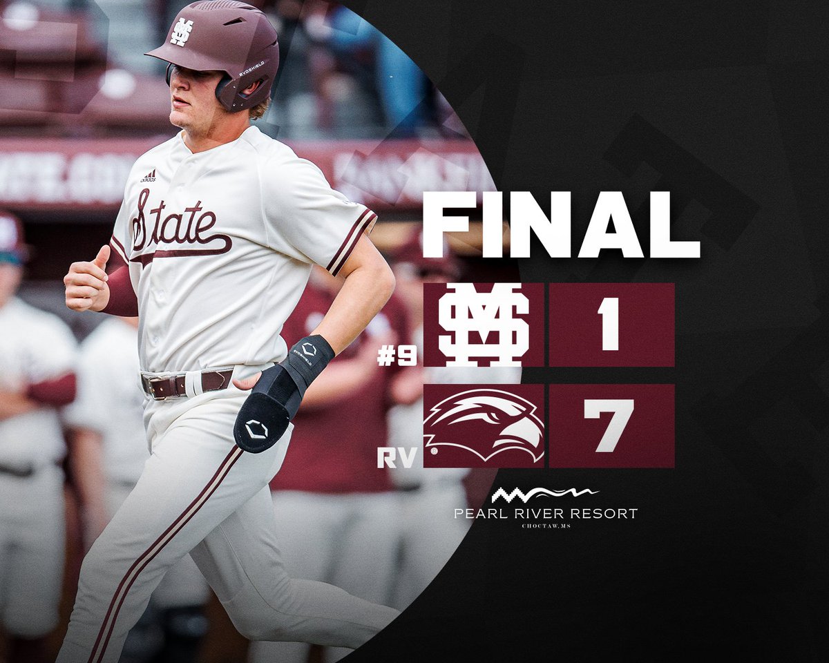 HailStateBB's tweet photo. Final from Pearl. 

𝗡𝗲𝘅𝘁 𝘂𝗽: MSU will open a three-game series at Tulane at 6:30 p.m. on Friday in New Orleans. https://t.co/bkahIpOnqI