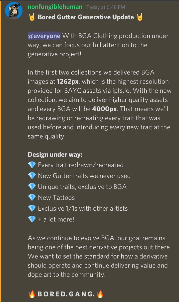 BoredGutterApes's tweet photo. 🔥Generative Update🔥

#BGA #BoredGutterApes #GutterApes #BoredGutter #BoredGang https://t.co/NFatNIyHn4