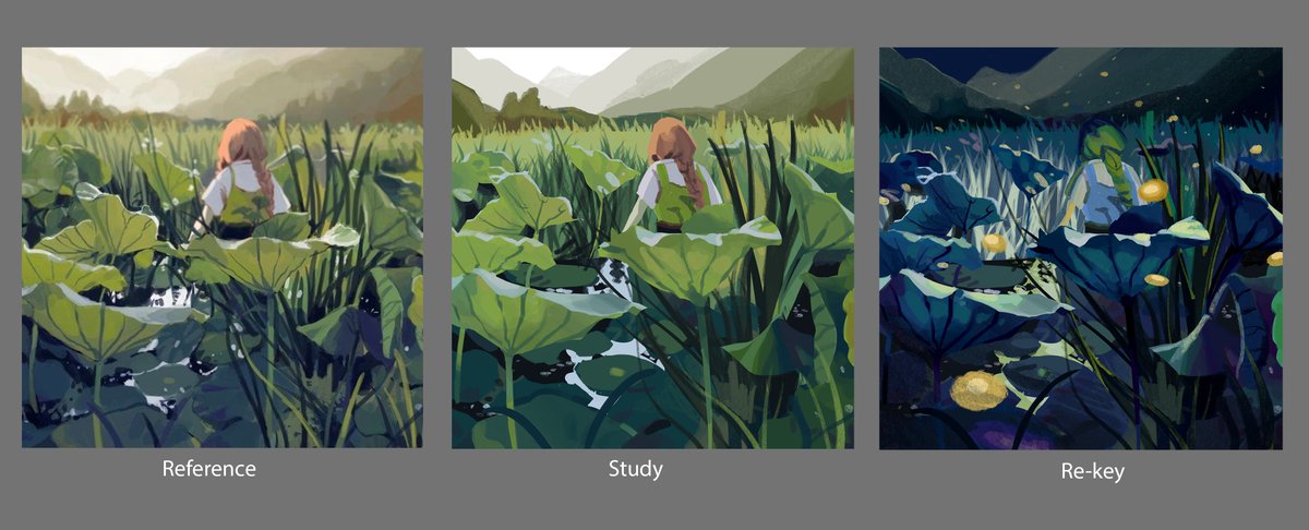 VisdevE's tweet image. reference vs study vs re-color

#art #artwork #design