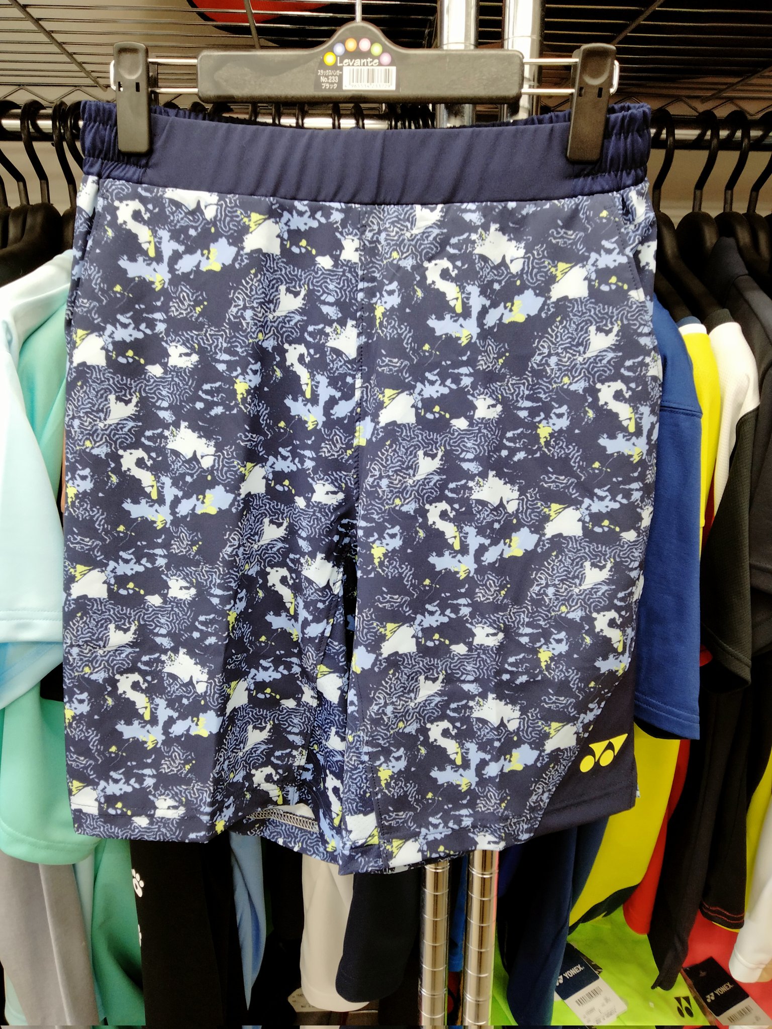 YONEX 幾何学模様 パンツ L柄パン YONEX 幾何学模様 パンツ JP Lサイズ YONEX 幾何学模様 パンツ JP L