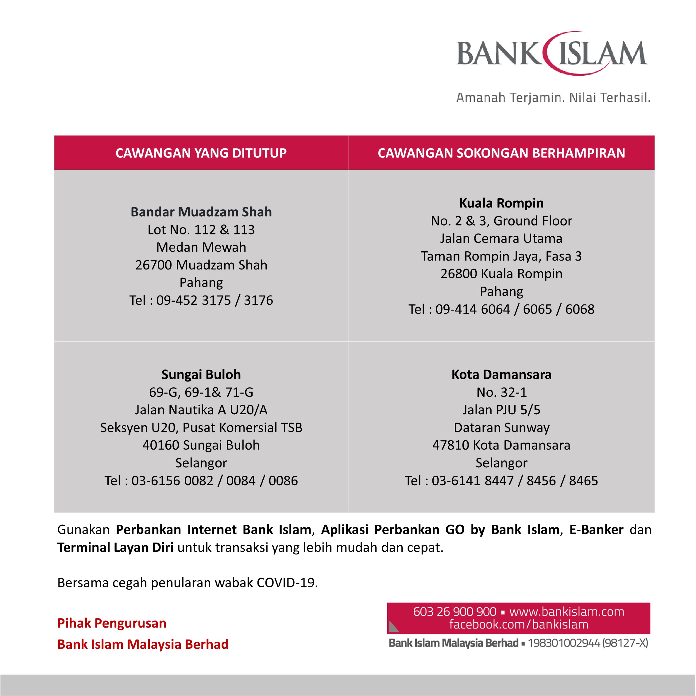 Ebanker bank islam login