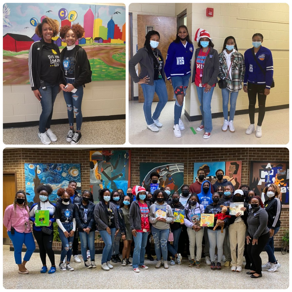 DMills01's tweet photo. Today was "LITERACY" amazing! @SeabornLeeES, @CampCreekMiddle and @westlakelions pulled out all the books for #ReadAcrossAmericaDay📚. Mystery readers, teachers and alumni alike filled our students' ears  and hearts with fun, adventure, and excitement today. https://t.co/P2IVYiBVaO