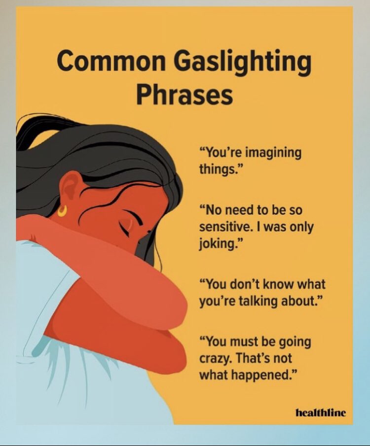 TheADDSocial's tweet photo. This often happens to people with ADHD. Arm yourself with the awareness and don’t let anyone gaslight you ❤️ https://t.co/Iy3szxbgHm