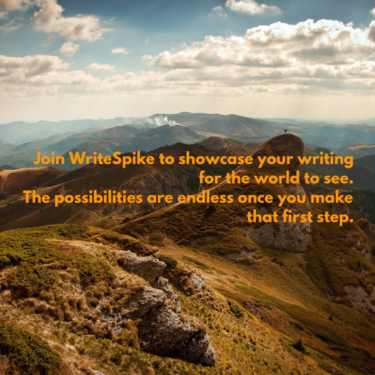 WriteSpike's tweet image. WriteSpike is social media for writers. Join for free and showcase your writing to the world ✍🏻🌎🧡 #write #writerslift #writers #WritingCommunity #writingtips #amwriting #writespike
