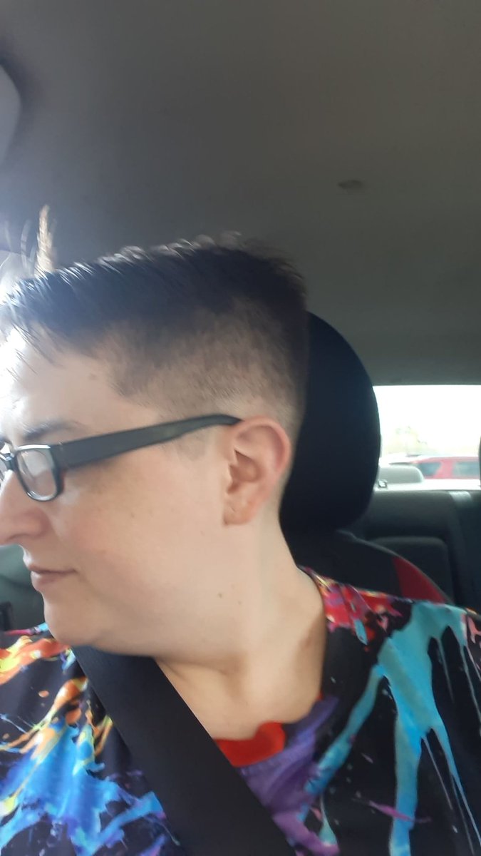 I usually go to the salon to attempt to get this cut. Went to the barber shop instead and I am SO much happier with the results.