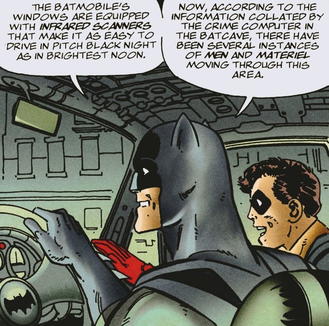 BuckyFiles's tweet image. Bucky Barnes and Batman in the Batmobile by John Byrne
