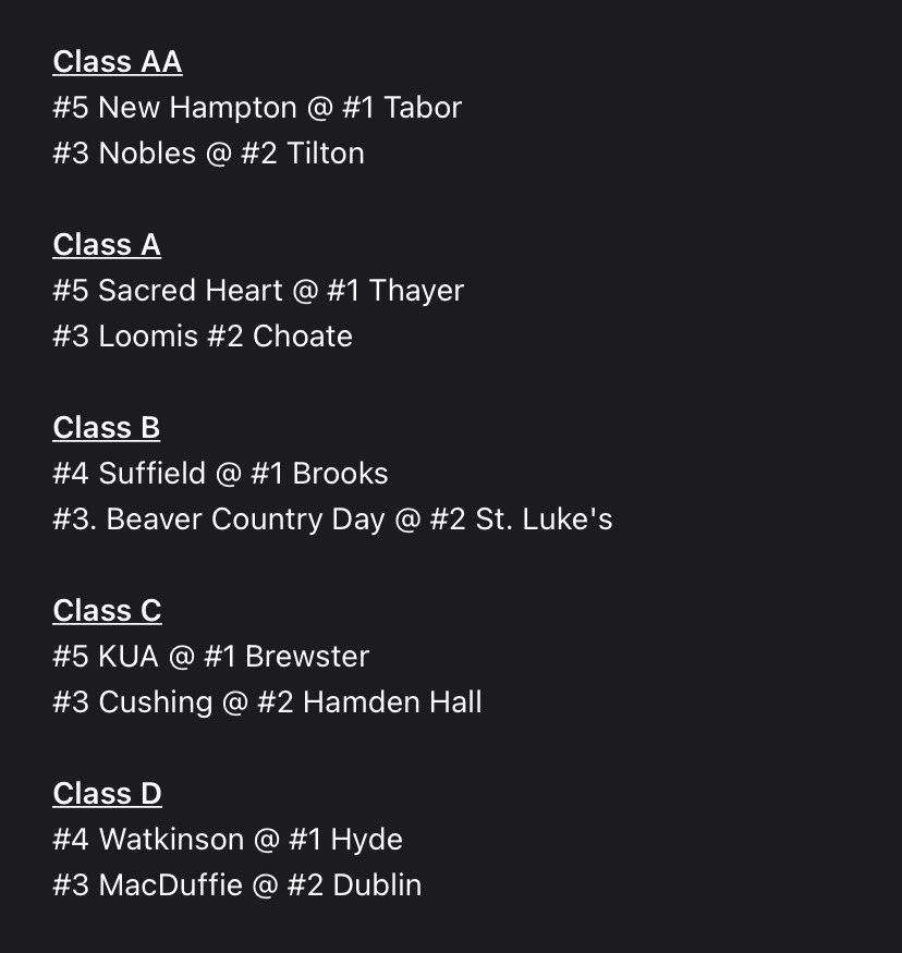 NEPSAC Semifinals 🏀