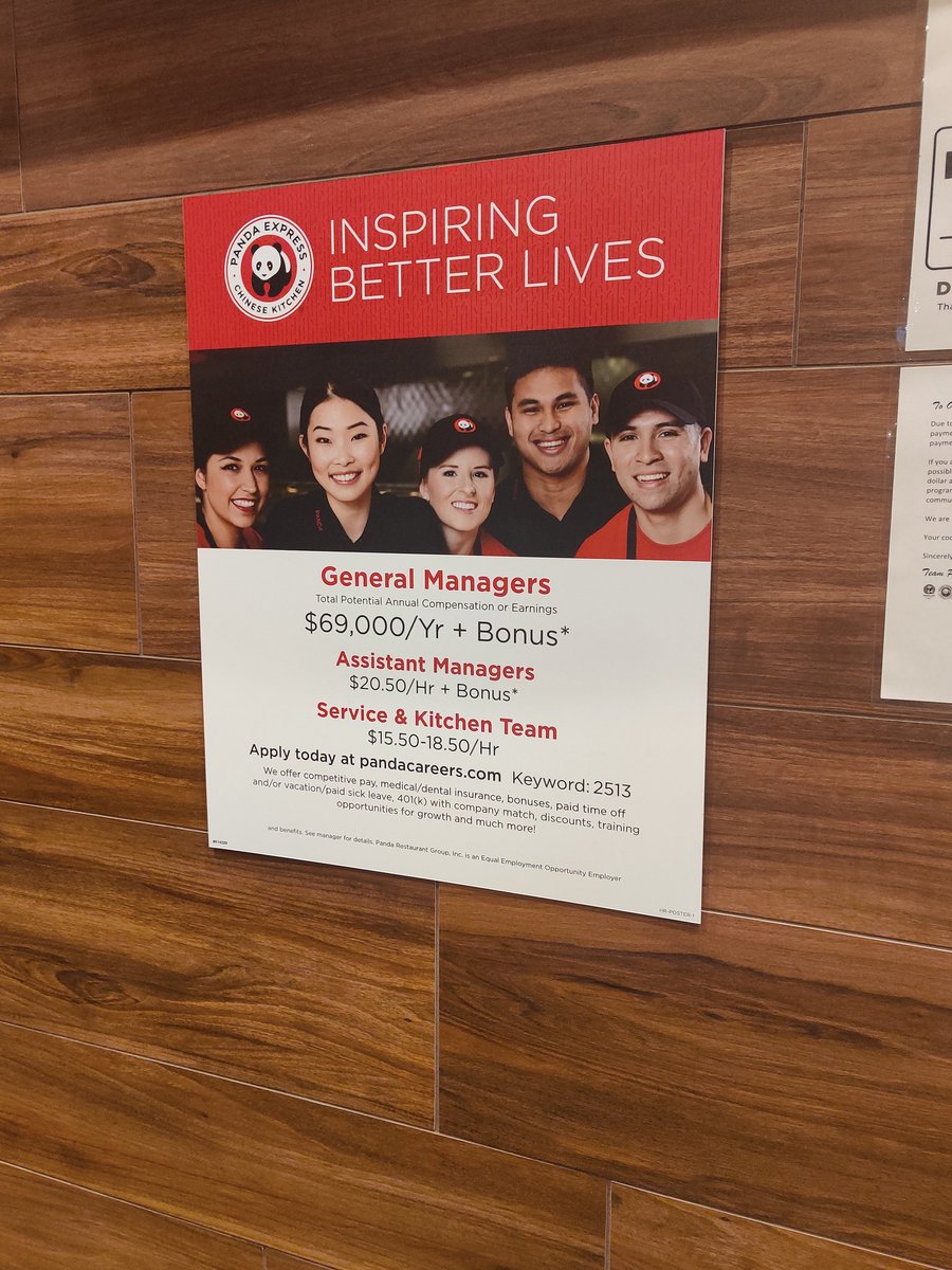 Now this is interesting #pandaexpress good job guys 🎉👌👍