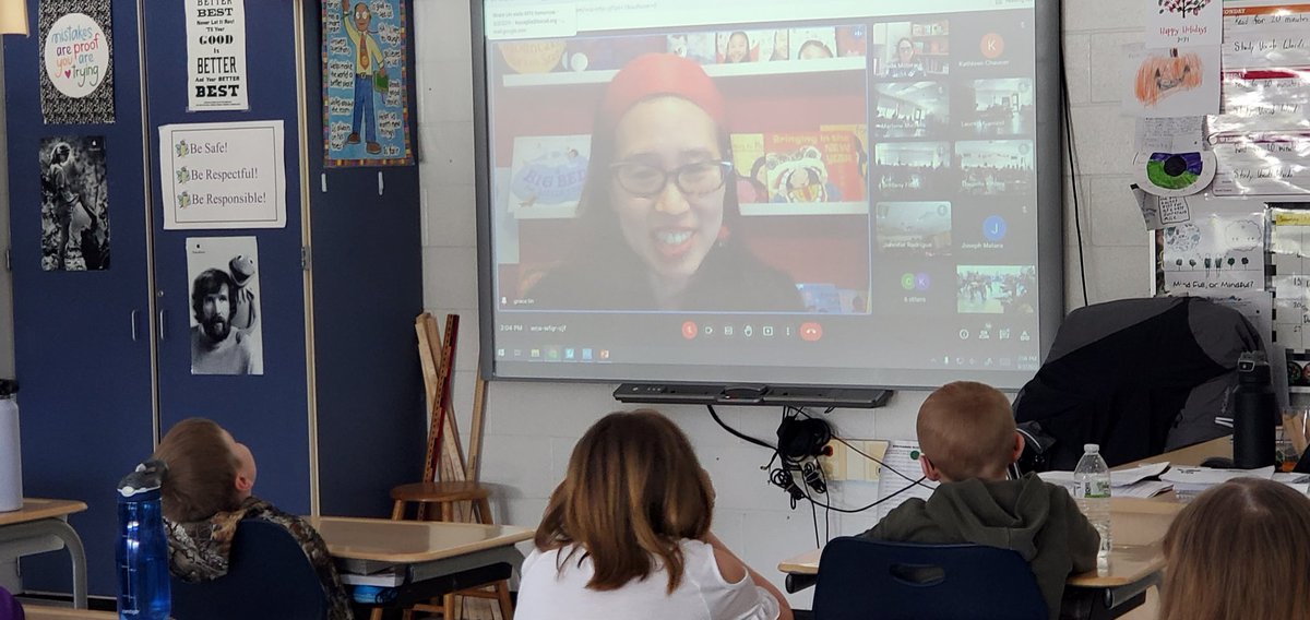 Thank you to author Grace Lin <a href="/pacylin/">Grace Lin</a> for virtually visiting our school <a href="/MiltonTerrace/">Milton Terrace Elem</a> our 4th grade students were enthralled by your presentation. #bscsd #ReadAcrossAmerica