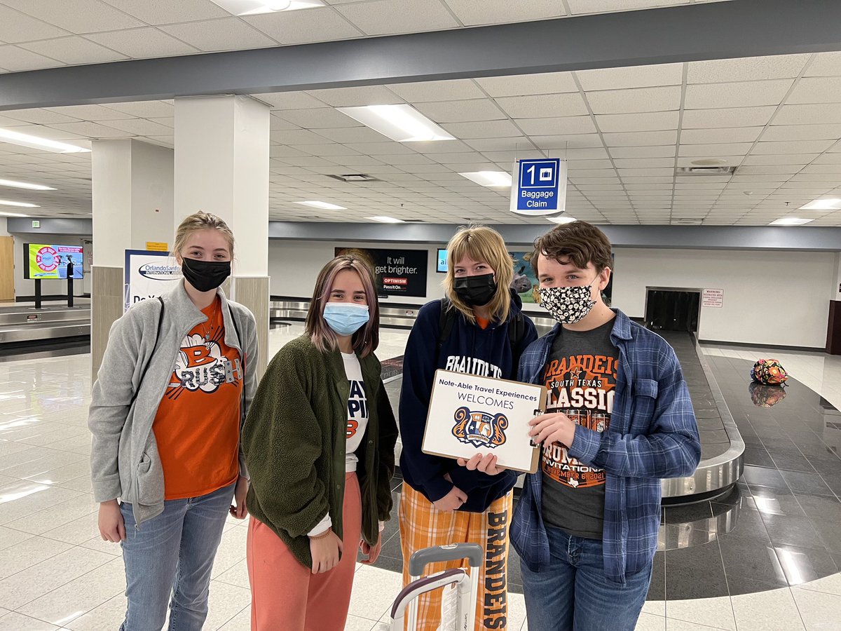 NoteAbleTravel's tweet photo. The @Bronco_Band has landed. Welcome to Orlando!
#NoteAbleTravelExperiences #NoteAbleTravel #NoteAble #NTE #ANoteAbleExperience https://t.co/9THPaWJRVq