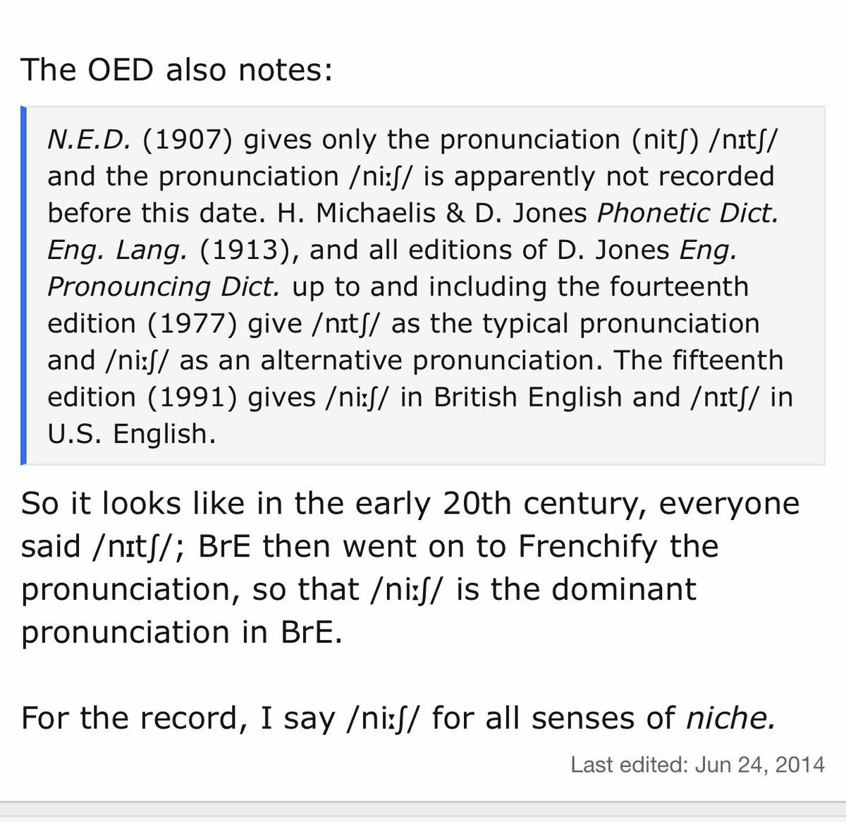 louis412019's tweet image. Explanation from -Wordreference forum: #niche #linguistics #properpronunciation