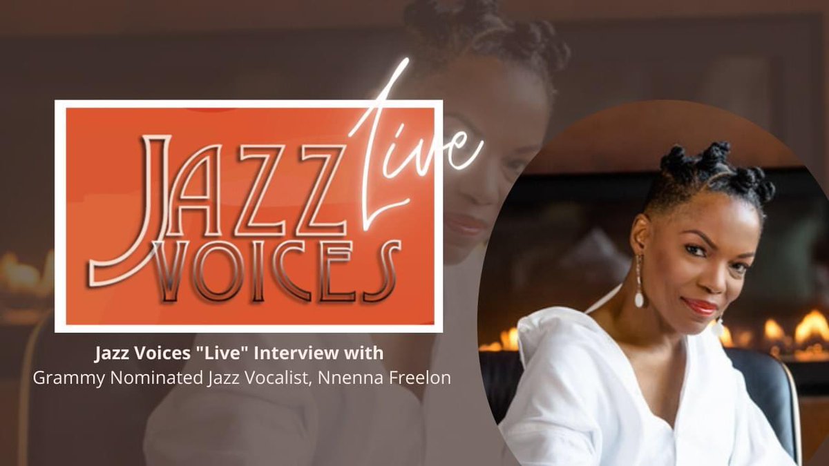 JazzVoices1's tweet photo. #jazzVoicesLive 👉🏽interview w/ @OfficialNnenna 👈🏾🤩Monday, 3/7@7pm. Tune in! https://t.co/WOGQNI17eC🙌🏽 https://t.co/lmPqTrBCTx