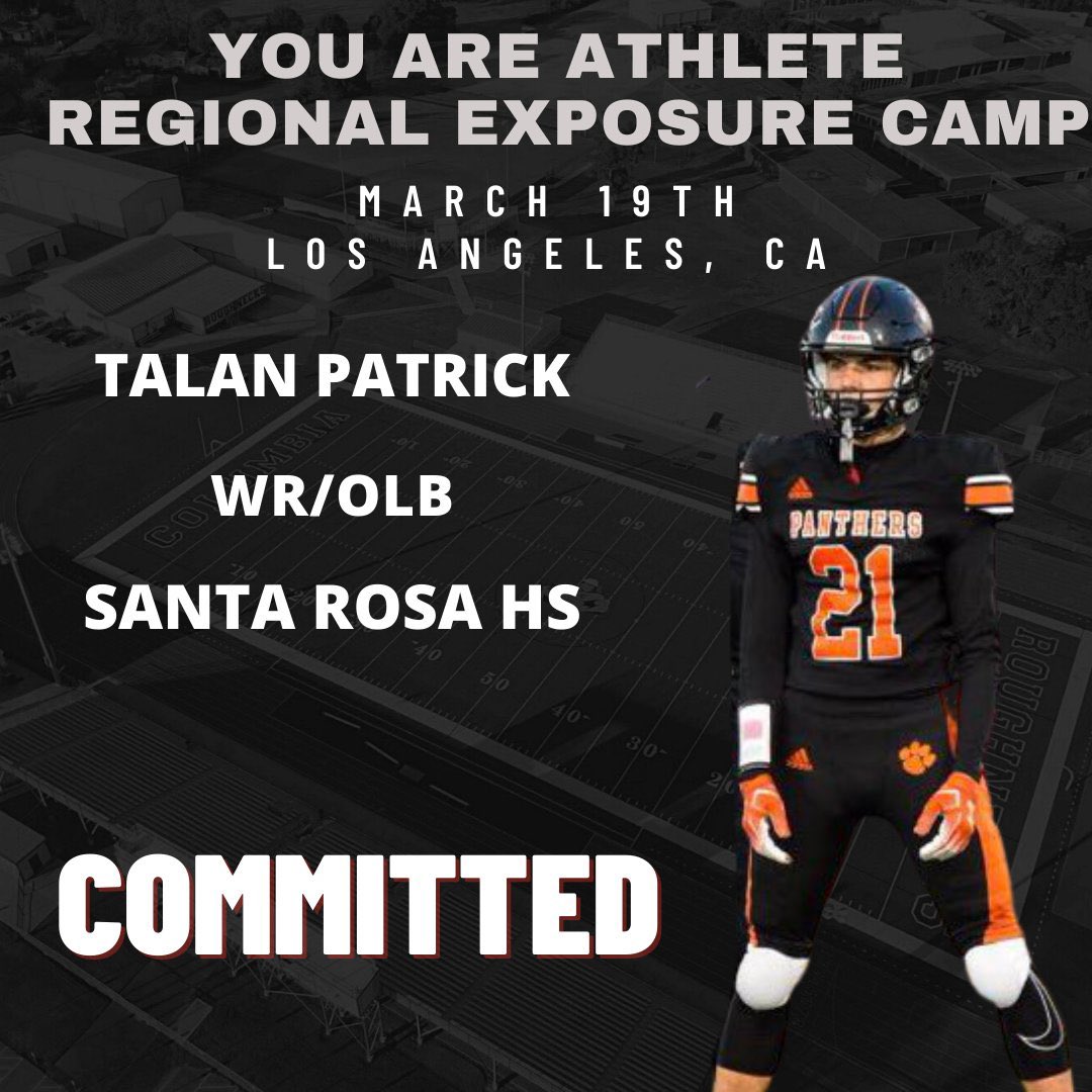 Talan Patrick (@talanpatrick7) on Twitter photo So grateful for this opportunity. Can’t wait to get out there and compete. <a href="/youareathlete/">You Are Athlete</a> So grateful for this opportunity. Can’t wait to get out there and compete. <a href="/youareathlete/">You Are Athlete</a>