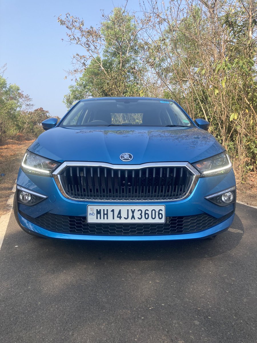 kushanmitra's tweet photo. The @SkodaIndia Slavia 1.5TSI is a winner; drove it extensively in Goa/Karnataka last week and it is great fun to drive, particularly around southern Goa’s twisty ghat sections, a rocket on the straights and thanks to ‘Active Cylinder Technology’ not that thirsty as well. https://t.co/fwefLh5KHJ