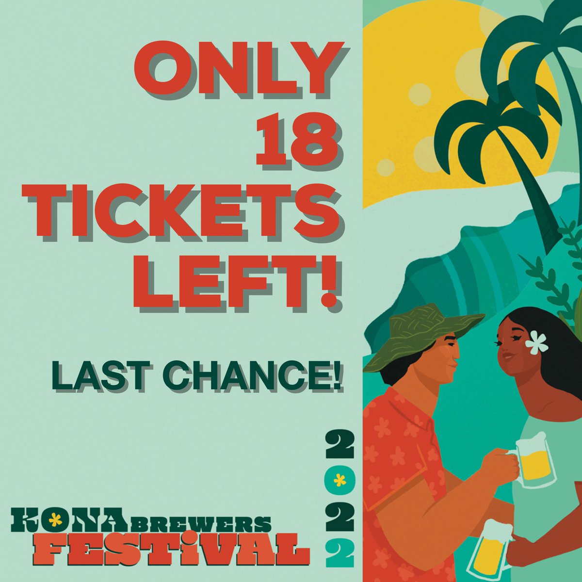 🌴🍻 A great homecoming for the Kona Brewers Festival on March 12, 2022!🍻The last batch of tickets is on-sale now! #brewfest <a href="/HawaiiHTA/">Hawaiʻi Tourism Authority (HTA)</a> <a href="/KonaBrewfest/">KonaBrewersFestival</a> #zerowasteevent #sustainableisland