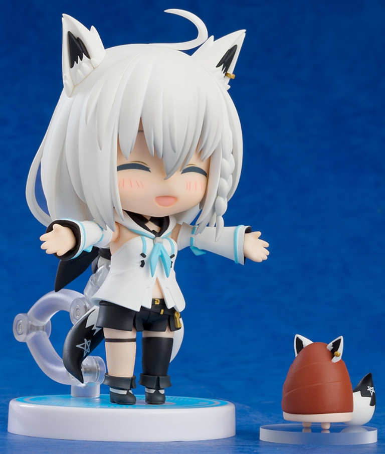 EknightM's tweet image. From the popular VTuber group "hololive production" comes a Nendoroid of Shirakami Fubuki! She comes with three face plates including a standard face, a smiling face and an enamored face.
Enjoy creating all kinds of cute poses!
eknightmedia.com/hololive-produ…
 #ShirakamiFubuki #toytec