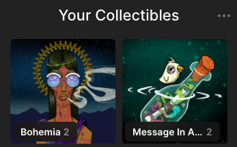 Bowdown528's tweet photo. Oooo wonder what this can be
Thanks for the airdrop @BohemiaArtFair! love this project!
#woopwoop #Solana #SolanaNFTs #NFTCommunity https://t.co/c1ZQGctZn2