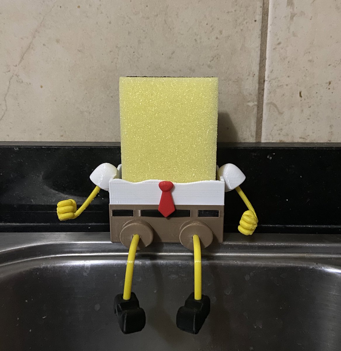 ME REGALARON UN PORTA ESPONJA DE BOB ESPONJA