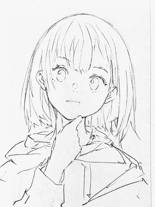 A little during lunch break_✍Drawing 