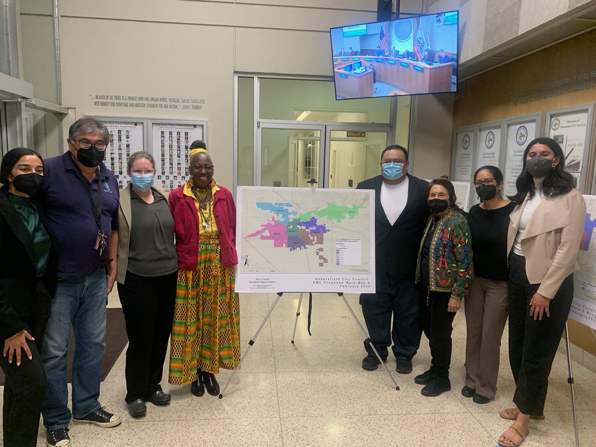 ChicanoGis's tweet image. ⁦@EquitableMaps⁩ ⁦@JakaraMovement⁩ City of Bakersfield City Council Unity Map Public 5 makes it to next level for consideration. ✊🏽 Getting close - Community #MappingPower