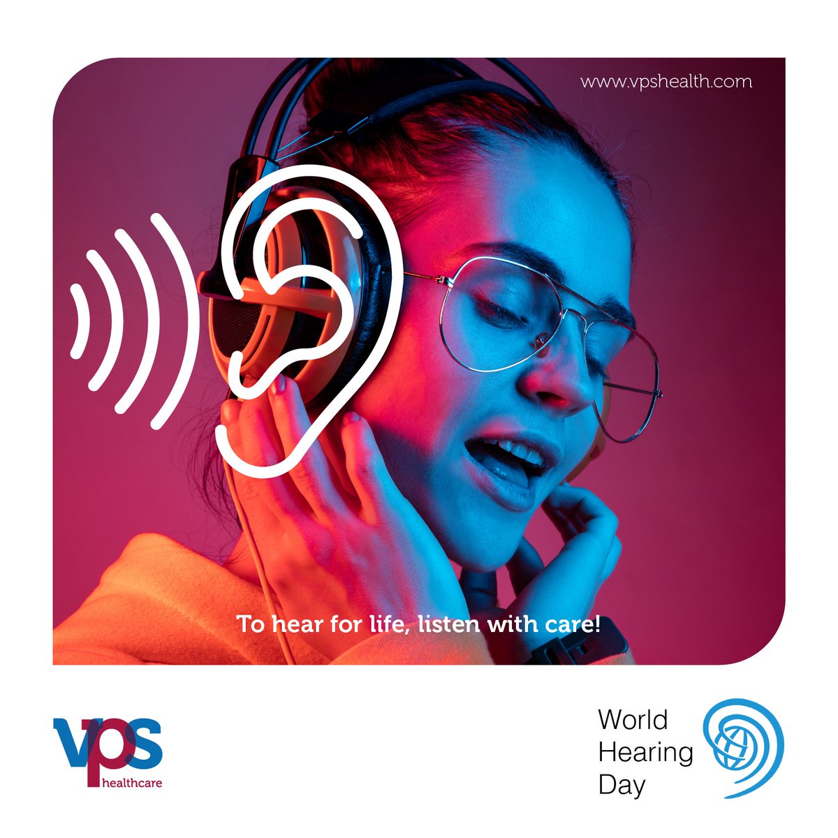 Hearing loss is a condition that many silently suffer. On this World Hearing Day, let us strive to promote hearing care by encouraging our loved ones to seek timely help. Schedule a hearing evaluation today! 

#worldhearingday #vpshealthcare