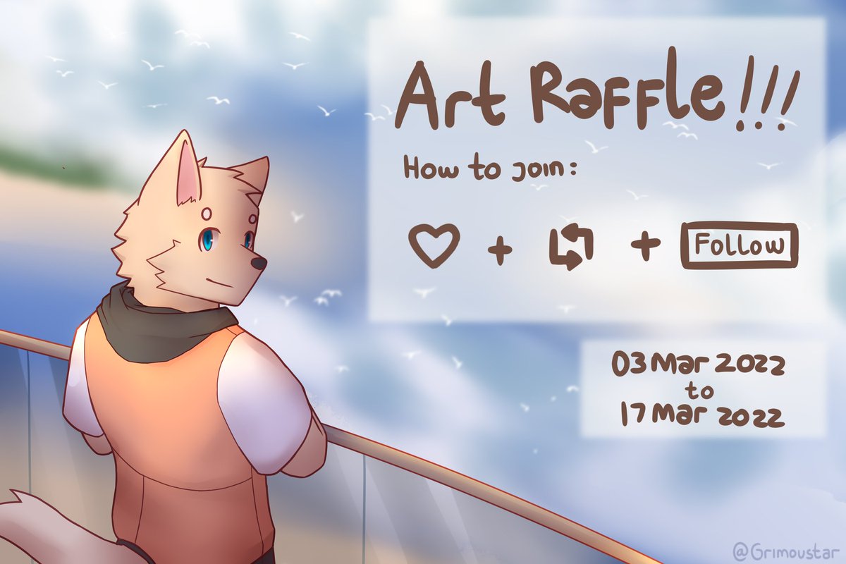 Starfigo_'s tweet photo. -Art Raffle-

+1k followers!!! ✨✨
Thank you for all of your support ^^
For this art raffle, I giving a full shaded knee up drawing for 2 lucky Winners!!!
Any new followers are welcomed

The winners will be announced at 17th March 2022, 18.00 WIB (+7 GMT) ✨✨ https://t.co/Y7r0muSIn4
