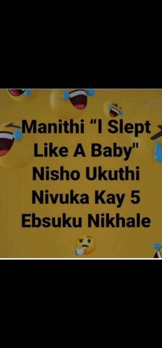 Ngoba  ninokusho umbhedo bakithi😂😂😂😂😂