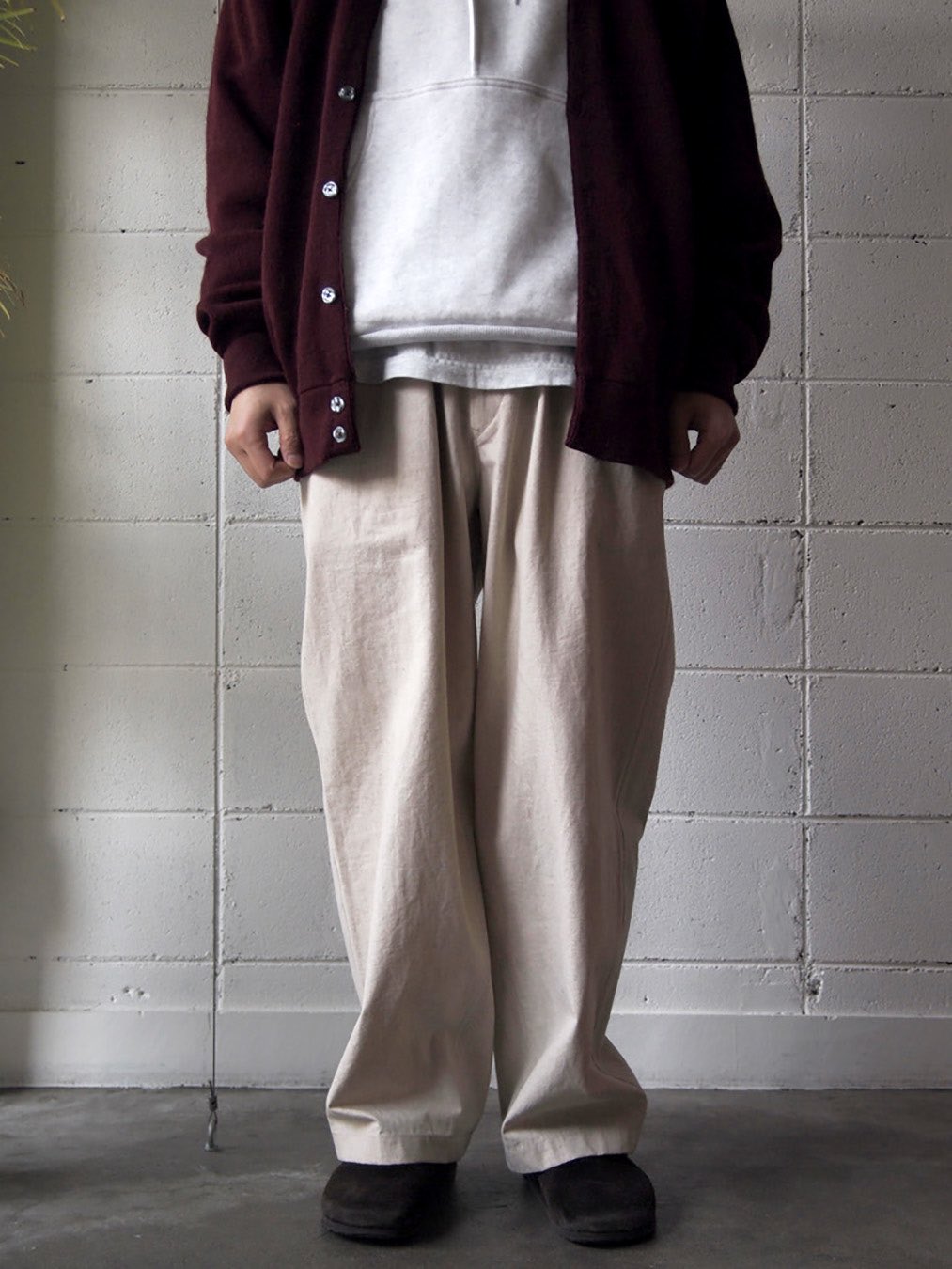 noroll THICKWALK PANTS Usumoegi paletown noroll THICKWALK PANTS Usumoegi paletown