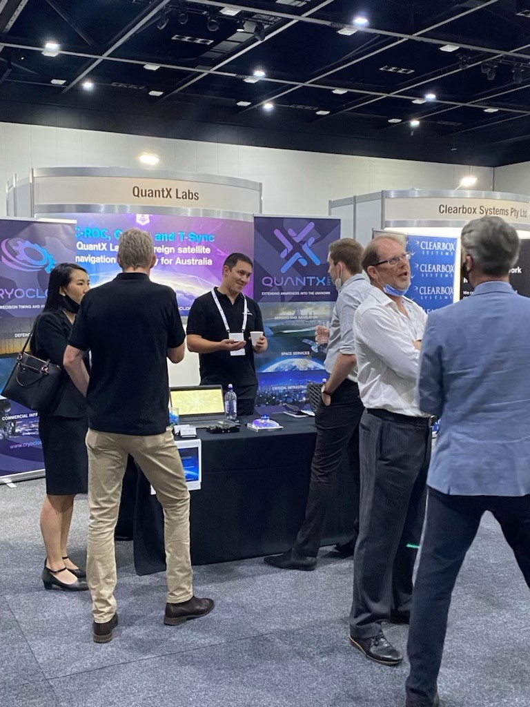 QuantX Labs (formerly Cryoclock) (@cryoclock) on Twitter photo Having a busy time at the 13th Australian Space Forum today. Come and visit our booth if you're at the forum.
<a href="/ClockDude/">Andre Luiten</a> @MartyOconnor
#precisionsensing #quantum #quantumsensing @magnetometory #space #AUSpaceForum #adelaide Having a busy time at the 13th Australian Space Forum today. Come and visit our booth if you're at the forum.
<a href="/ClockDude/">Andre Luiten</a> @MartyOconnor
#precisionsensing #quantum #quantumsensing @magnetometory #space #AUSpaceForum #adelaide