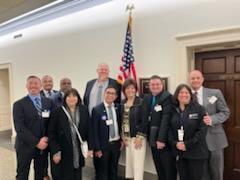 warman_hall's tweet image. Great day at the US Capitol joining fellow NM principals. Got to meet with Rep. Herrell and Rep. Stansbury. Both of these NM congresswomen are deeply committed to education. Advocating for pending legislation on the educator pipeline &amp;amp; school mental health. #PrincipalsAdvocate