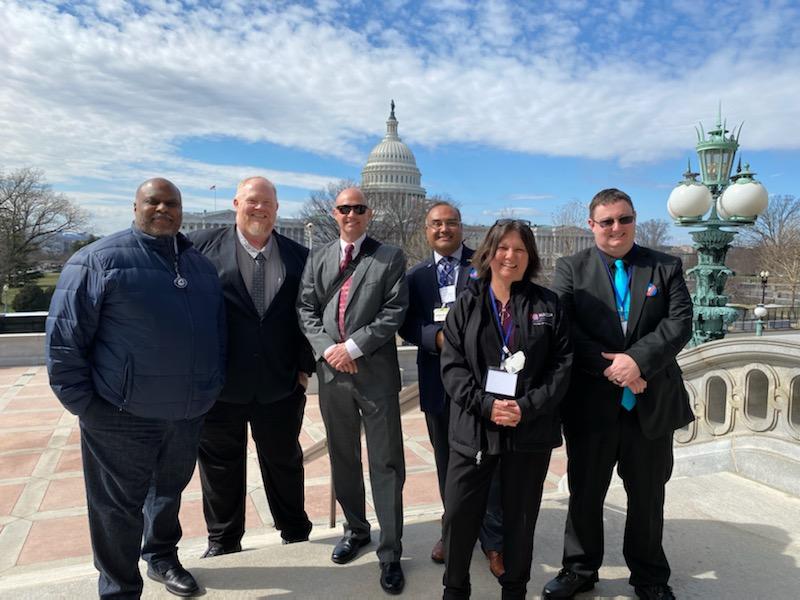 Great day at the US Capitol joining fellow NM principals. Got to meet with Rep. Herrell and Rep. Stansbury. Both of these NM congresswomen are deeply committed to education. Advocating for pending legislation on the educator pipeline &amp; school mental health. #PrincipalsAdvocate