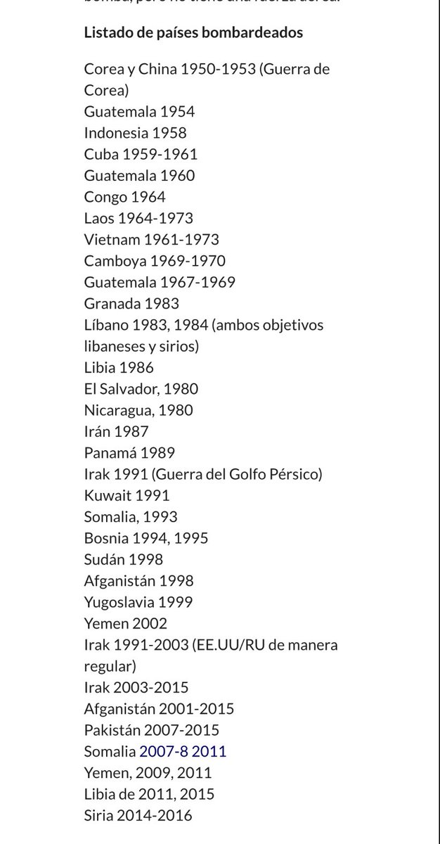 Andy_Calcio's tweet photo. Revisando un poco de historia: Países bombardeados/Invadidos por EEUU desde la WW2... pero los Rusos son los malos: XD
Que un medio internacional muestre una escena de bombardeo de un videojuego es prueba del montaje que armó la OTAN.
#GuerraEnUcrania #StopPutinNOW #CNNLie https://t.co/Bwt5eJI0dM